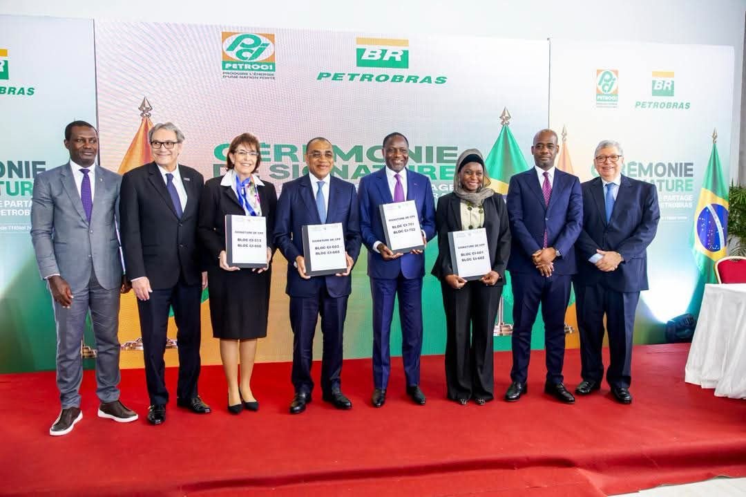 Exploration pétrolière en Côte d'Ivoire : huit contrats de partage de production signés avec le géant brésilien PETROBAS